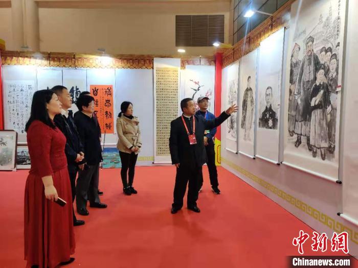 首届船政文化书画展福州展出 海内外艺术家